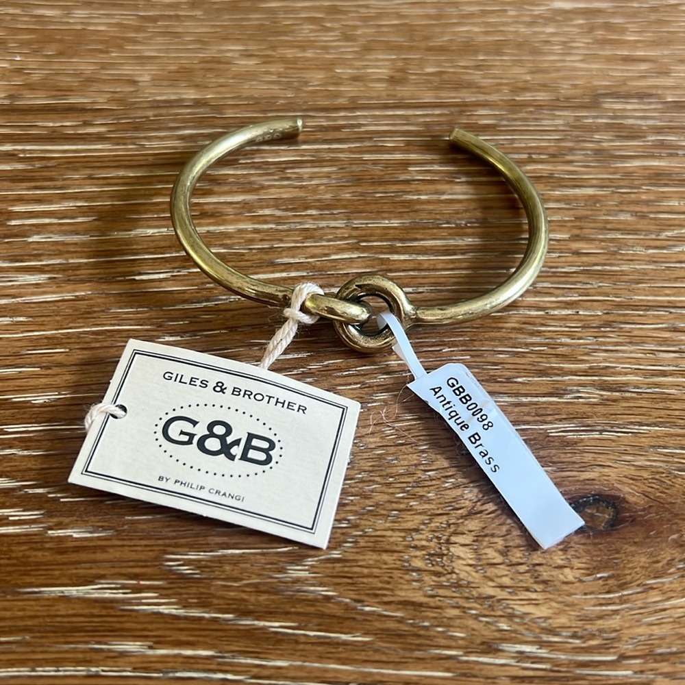 🇺🇸🔥Giles & Brother - Skinny Archer Cuff in Brass